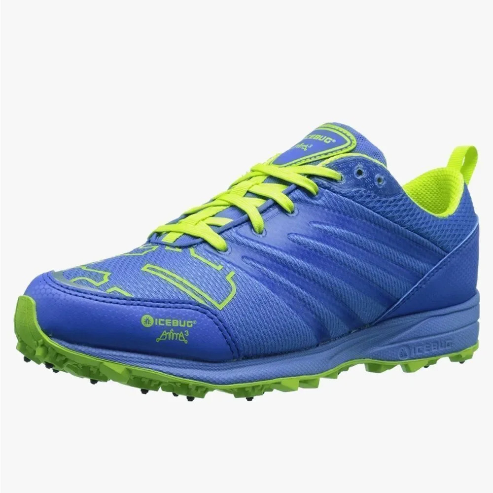 Icebug Women’s Blue/Neon Green Trail Running Shoe